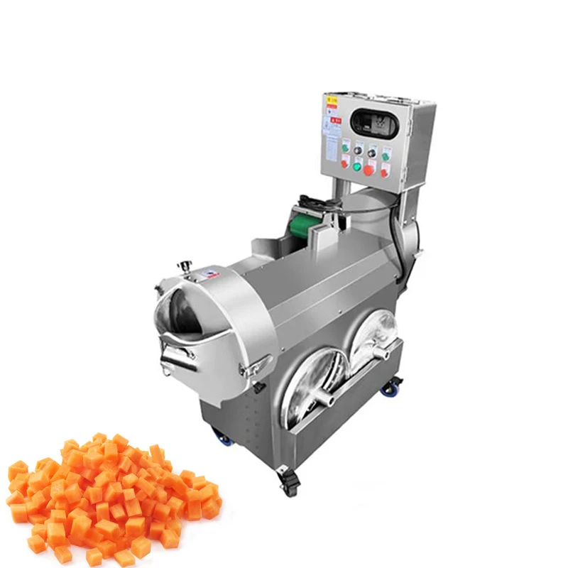 

New High Quality Double Head Vegetable Chopper Multi Functional Electric Celery And Cabbage Shredding Machine