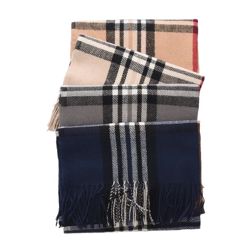 Ретро Стиль Искусственный Кашемировый Шарф Универсальный Женский Модный Теплый