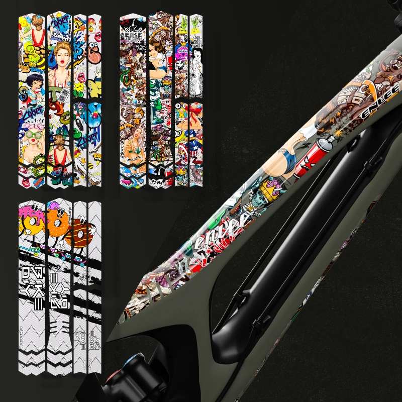 

TPU Bike Protective Film MTB Road Bicycle Frame Care Protection Chain Decals Cycling Repair Scratch Anti-Scratch Sticker