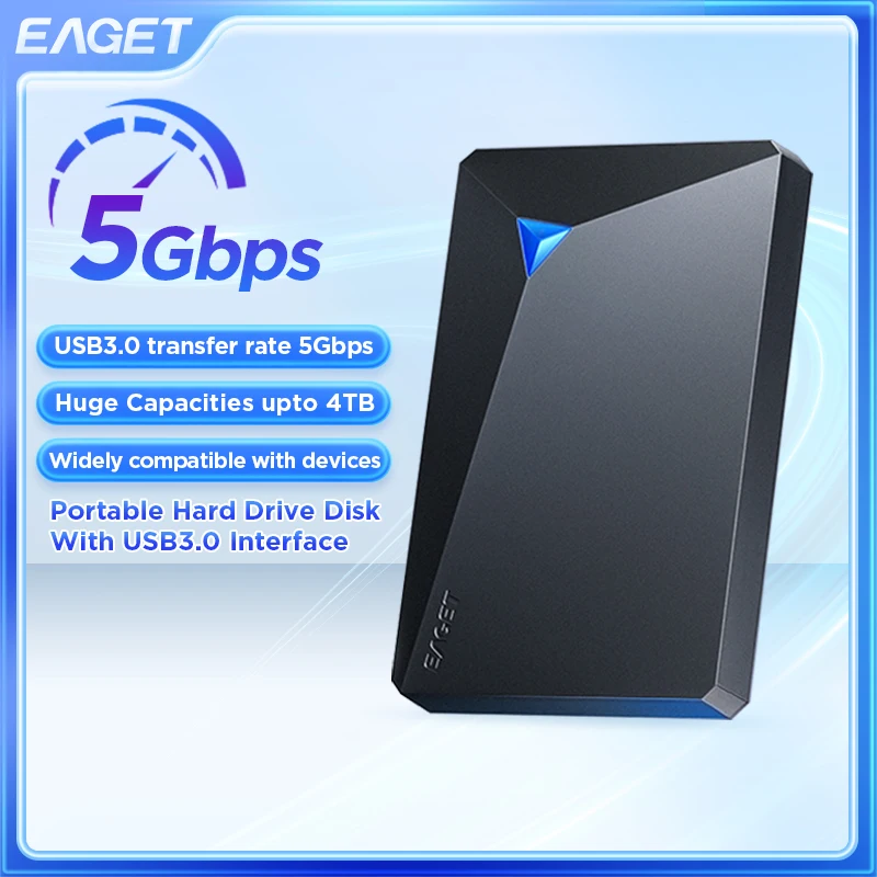 

EAGET G20 Portable HDD 5400 RPM USB 3.0 Hard Disk Drive 250gb 320gb 500gb External Mechanical Hard Drive for Laptop Desktop