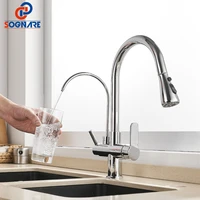 kitchen 3 way mixer sink faucets cold hot drinking water pull out 360 degree swivel taps crane cocina cuisine %d0%bc%d0%b5%d1%81%d0%b8%d1%82%d0%b5%d0%bb%d1%8c %d0%b4%d0%bb%d1%8f %d0%ba%d1%83%d1%85%d0%bd%d0%b8