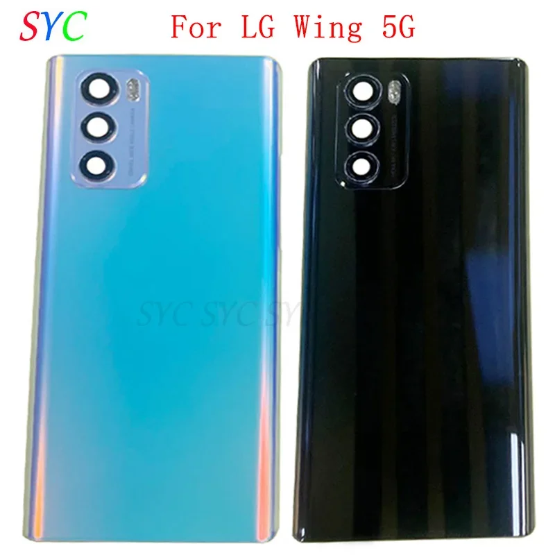 Задняя дверь крышка батарейного отсека чехол для LG Wing 5G задняя с рамкой объектива
