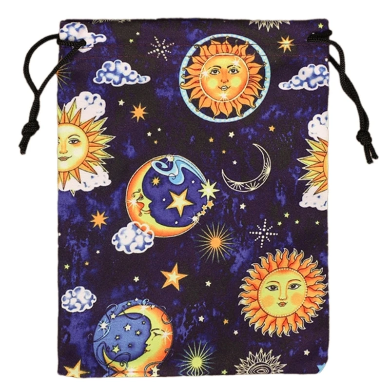 Сумка-кулиска для бижутерии миниатюрная фланелевая Сумочка хранения тарелок и