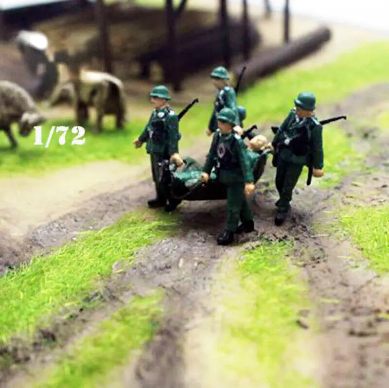 

Модель немецкой медицинской команды в масштабе, модель Диона из смолы