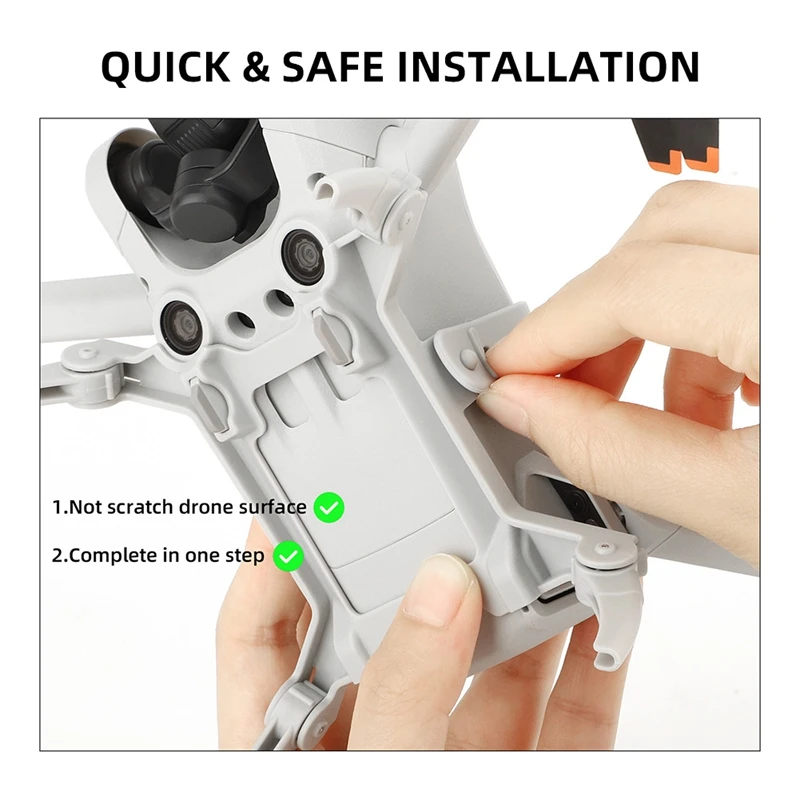 Sunnylife для DJI Mini 3 Pro складное шасси нога повышения подставка ног дрона защитная