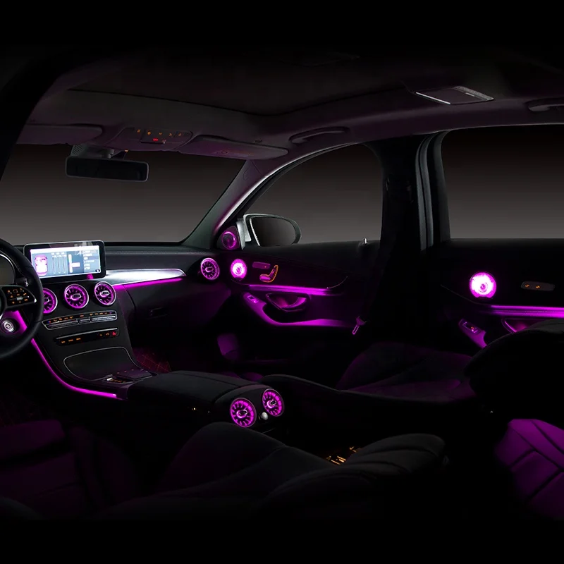 

High Quality Auto Lighting Systems Interior Turbine Light And Ambient Light Kit For Mercedes Benz C-CLASS W205