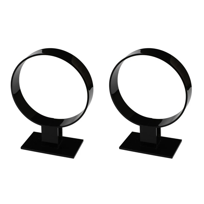 

2X Acrylic Headband Holder, Hair Accessories, Headband Display Stand, Jewelry Holder Black