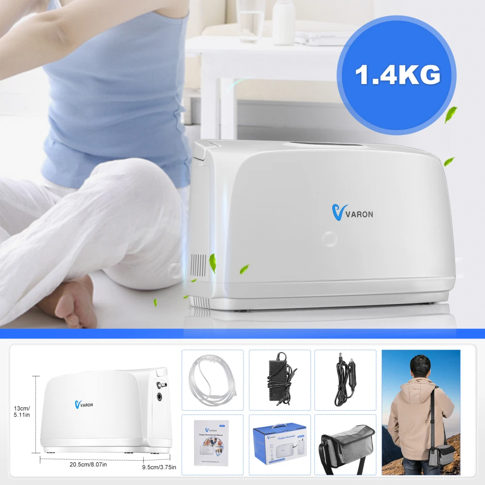

Портативный кислородный концентратор VARON, 3 л, с аккумулятором