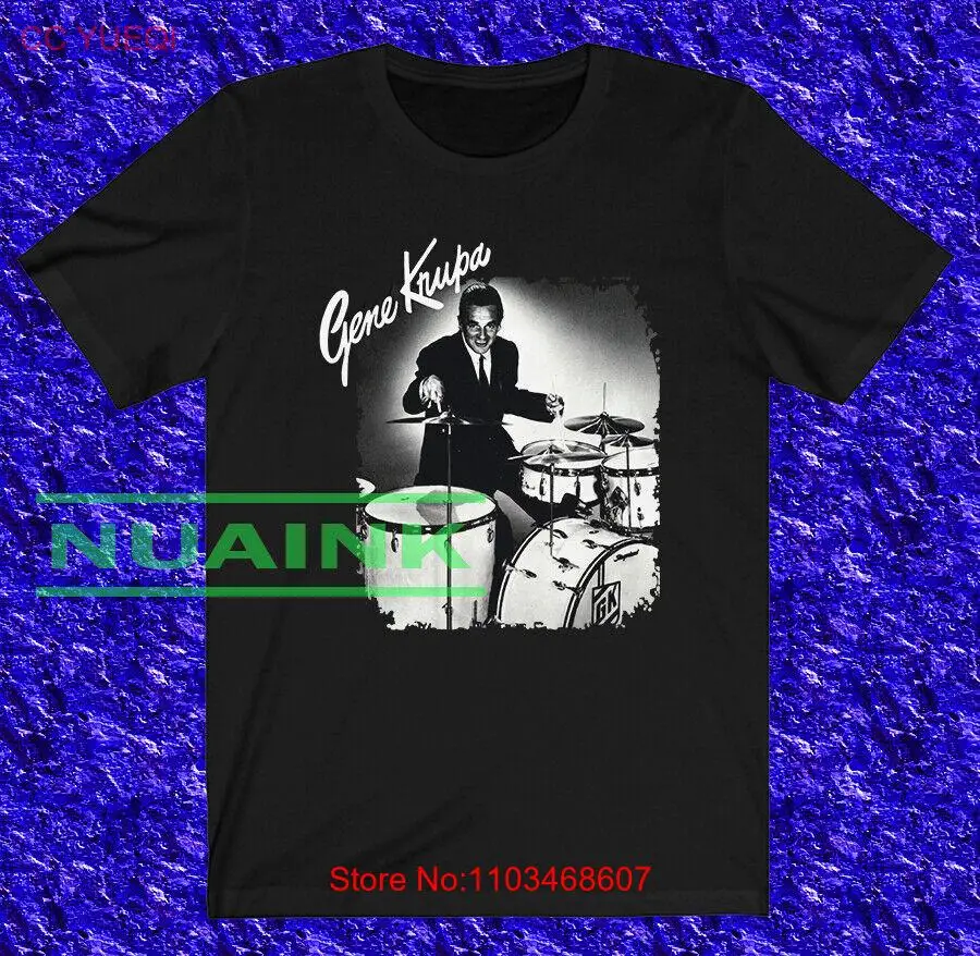 Новая футболка Gene Krupa Art Son подарок отцу размеры от S до 4XL