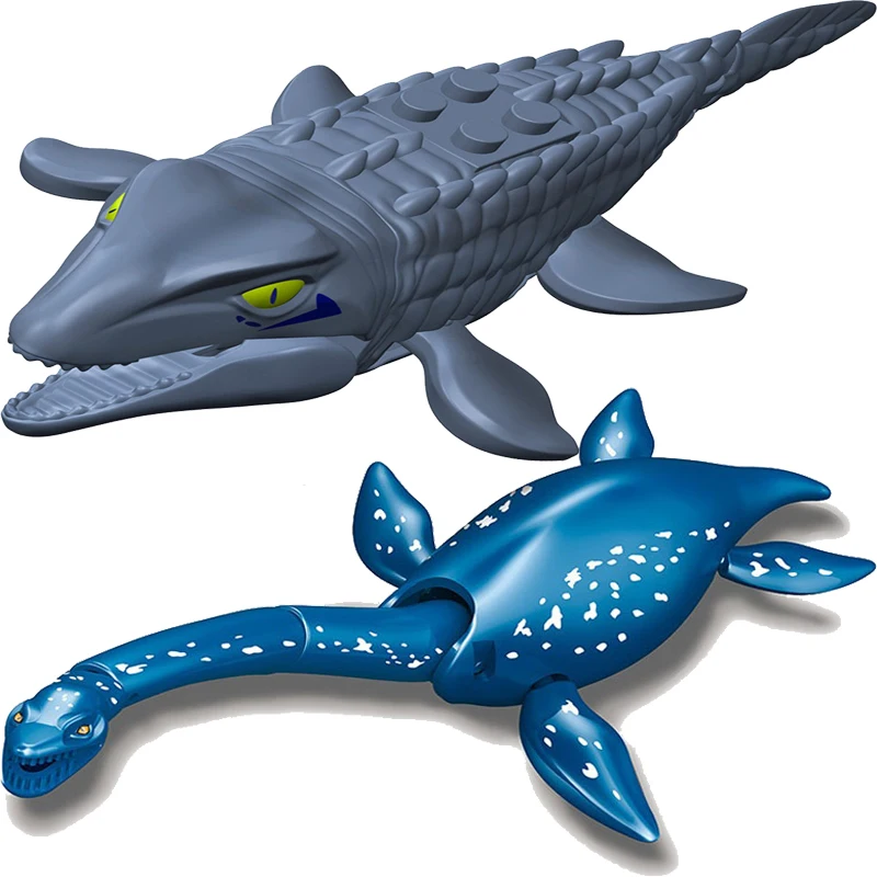 Большая распродажа! Парк и мир Юрского Периода Динозавры Mosasaur Plesiosaur Indoraptor T-Rex модель, строительные блоки, игрушки для детей