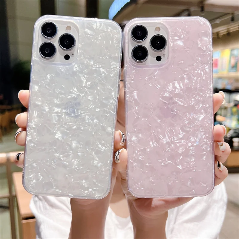 

Cute Bling Glitter Marble Phone Case For iphone 14 13 12 Mini 11 Pro max X XR XS Max SE 3 2 2020 7 8 Plus Silicone Soft Cover