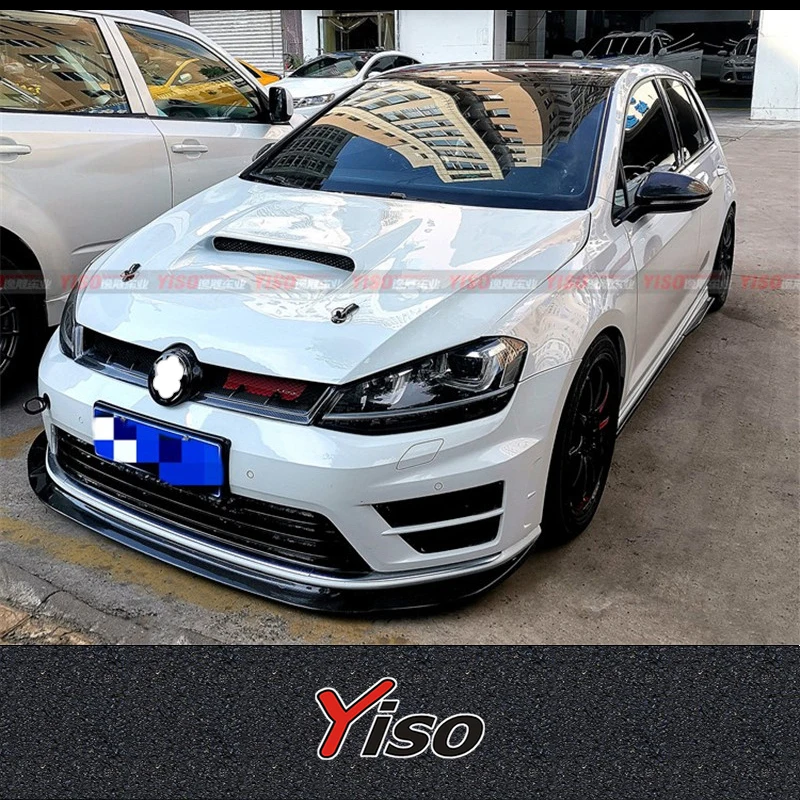 ДЛЯ VW GOLF 7 R GTI Rline Volkswagen модифицированная крышка двигателя Yiso из углеродного
