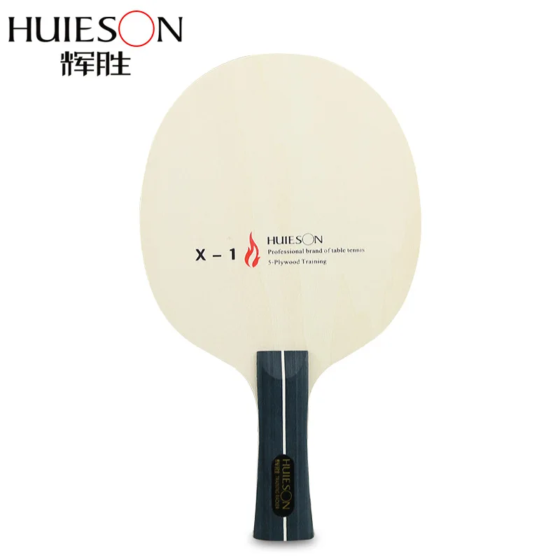 

Huieson X-1 Table Tennis Racket 5-Layer Pure Wood Tung Wood Large Core Table Tennis Exposed Bat Pingpong Blade