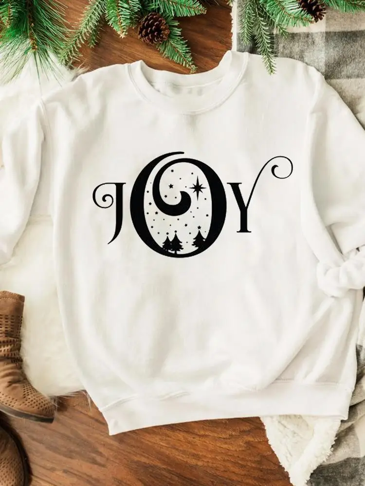 

Sweatshirts Letter Peace Trend Cute Print Fashion Happy Holiday Merry Christmas Women Wear Graphic Pullovers New Year Clothing