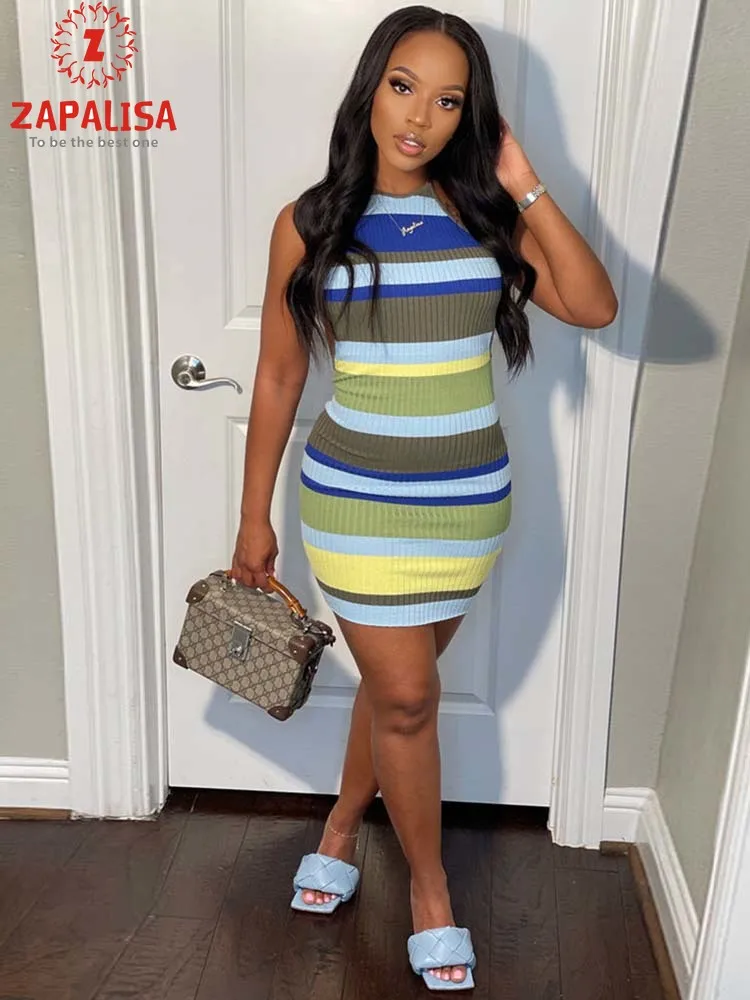 

Женское трикотажное платье-карандаш без рукавов, с круглым вырезом