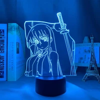 3d lamp anime akame ga kill led night light for home room decor nightlight birthday gift akame ga kill night lamp akame