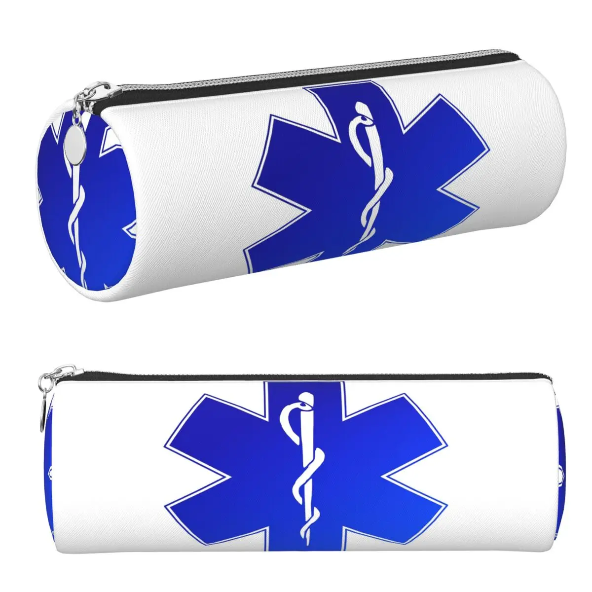 Фото Пенал-цилиндр EMS EMT Paramedic Star Of Life для студентов, сумка для канцелярских принадлежностей №1