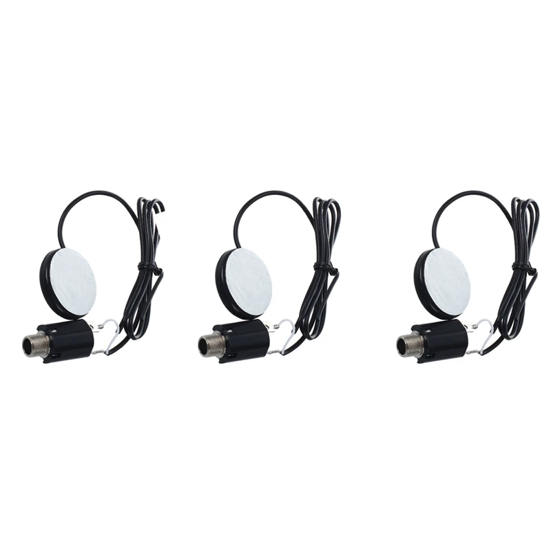 

3X Acoustic Pickup Piezo Transducer Jack For Guitar Violin Mandolin