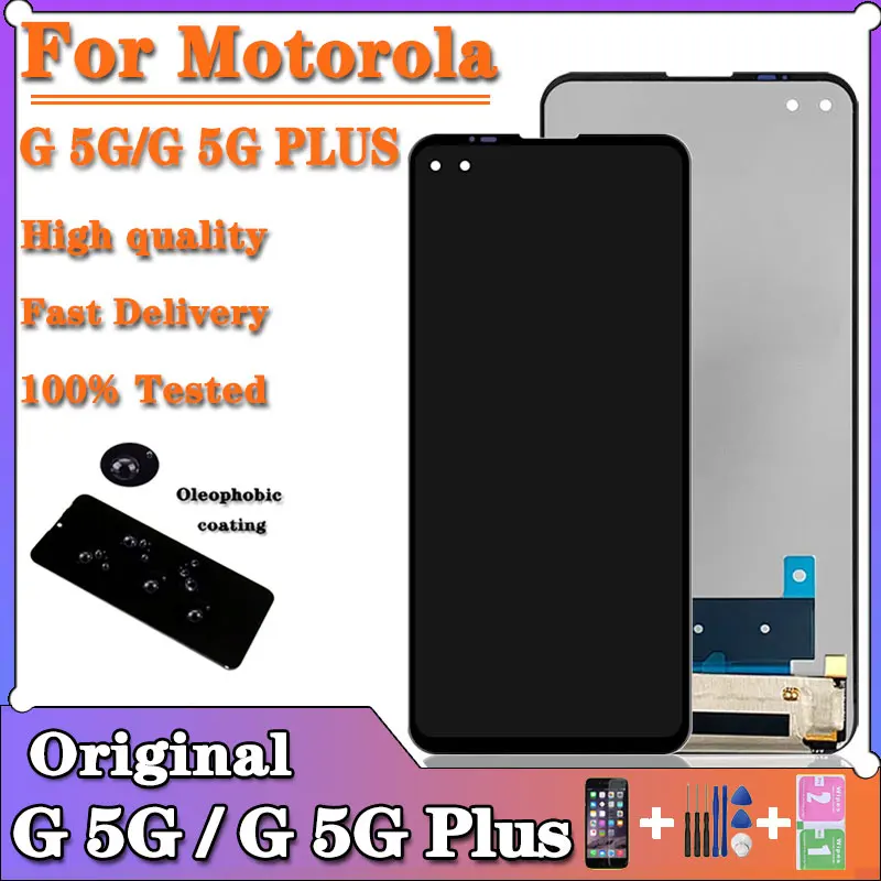 Для Motorola Moto G 5G Plus G 5G Plus LCD XT2075 XT2075-2 дисплей сенсорный экран дигитайзер в сборе для Moto G 5G G LCD 5G