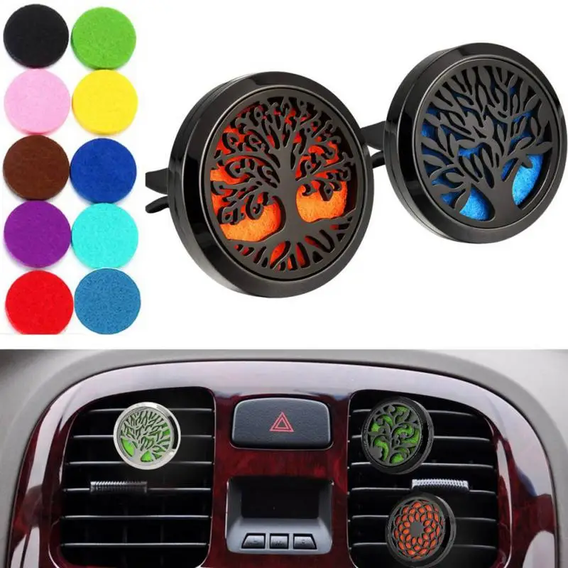 

Universal Portable Essential Oil Diffuser Durable Stainless Steel Aromatherapy Clip Stainless Steel Car Accessories