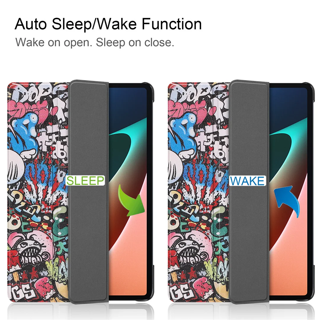 

2021 для XiaoMi mipad5 11 дюймов MiPad 5 Pro держатель планшета 11 дюймов Тройная подставка для Mi Pad 5 pro 11 умный чехол