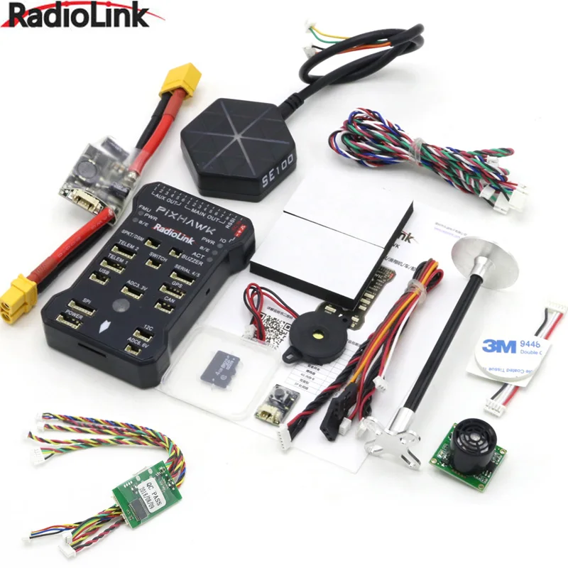

New Radiolink Pixhawk PIX APM Flight Controller Combo with GPS Holder M8N GPS Buzzer 4G SD Card Telemetry Module for FPV Drones