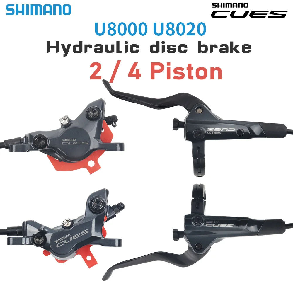 

SHIMANO CUES Hydraulic Disc Brake 4-Piston Caliper U8020 MTB Disc Brake Lever I-SPEC II U8000 2-Piston RT76 RT66 Bicycle Rotor
