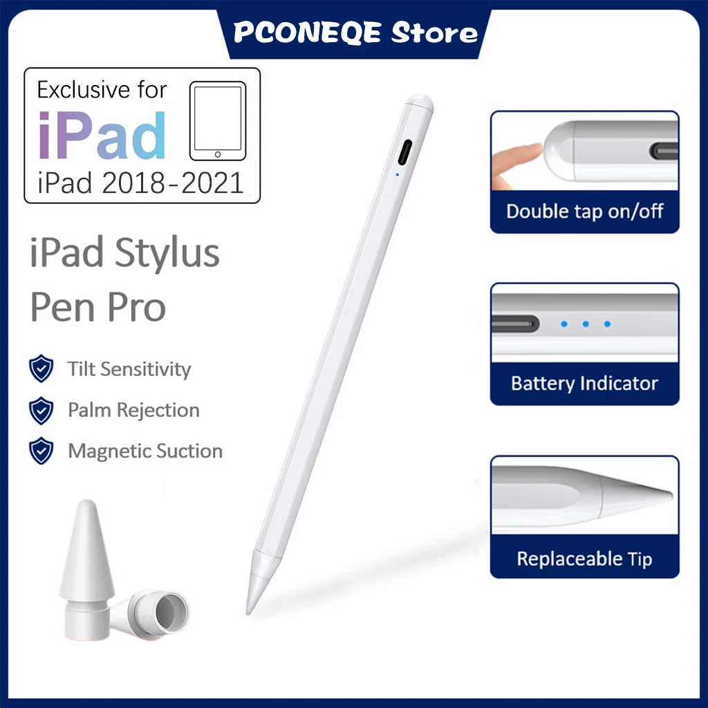 

For Apple Pencil iPad Bluetooth Stylus For Tablet PC iOS Android Universal Stylus For Mobile Phone Huawei Samsung Xiaomi Pencil