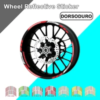 for aprilia dorsoduro 1200 750 motorcycle accessories front rear wheel tire rim decoration adhesive reflective decal sticker