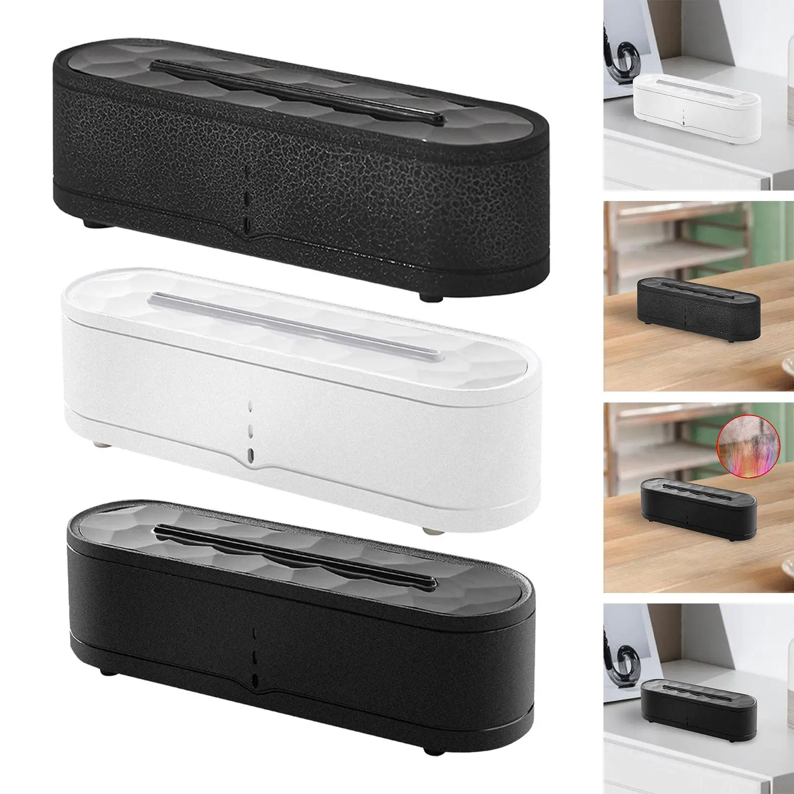 Аромадиффузор с эффектом пламени подарок увлажнитель воздуха 260 мл для дома