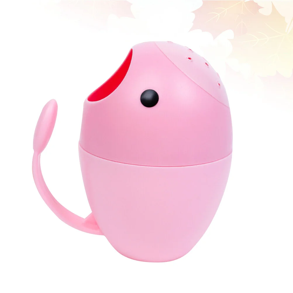

Детский держатель для ложки для душа, чашка в форме яйца, смыватель для купания, чашка для детского шампуня, контейнер для воды для ванной, для дома, путешествий (розовый)