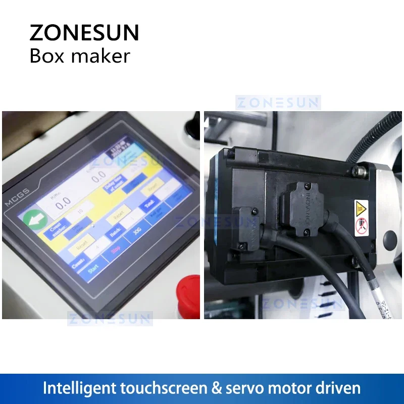 Машина для производства коробки гамбургеров Zonesun формования эрекции картонных