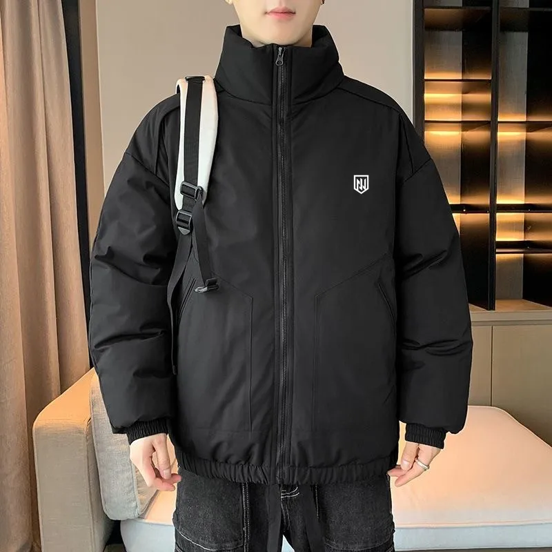 남성골프의류 High Quality Golf Jacket Men's Wear 2024 Winter Thicken Warm Windbreaker collar loose Coat Man's Apparel