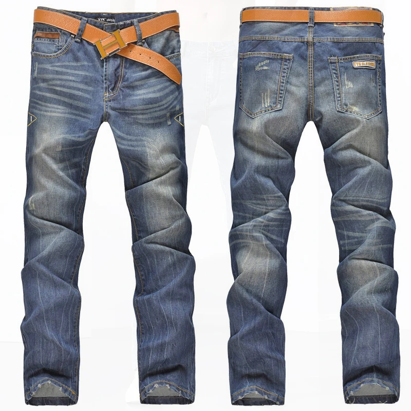 Summer Jeans For Men Brand Pant Denim Trousers Slim Fit Clothes Streetwear Baggy Business Fashion Black Light Blue Cargo Pants