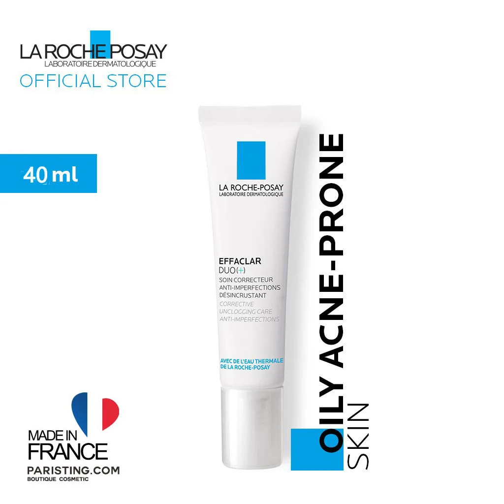 

La Roche Posay Effaclar Duo Acne Treatment Cream Acne Spots Marks Repair Oil Control Moisturizing Repair Face Care Serum 40ml