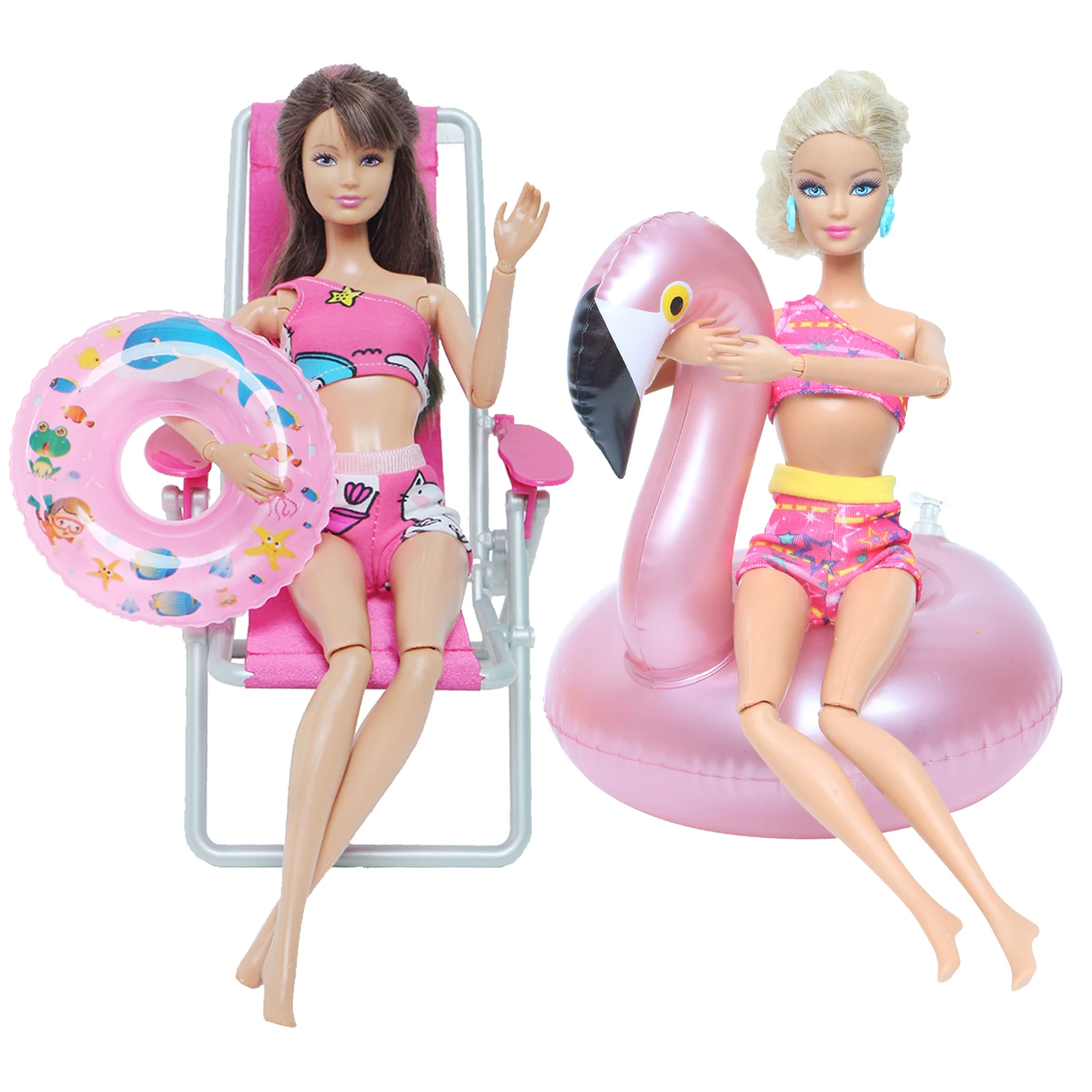 Летняя женская кукла Барби одежда для вечеринки купальник милый спасательный