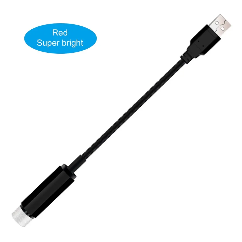 

Автомобильный вращающийся звездный свет с подключением к USB, атмосферный светодиодный светильник для автомобиля, звездное небо, проектор, д...
