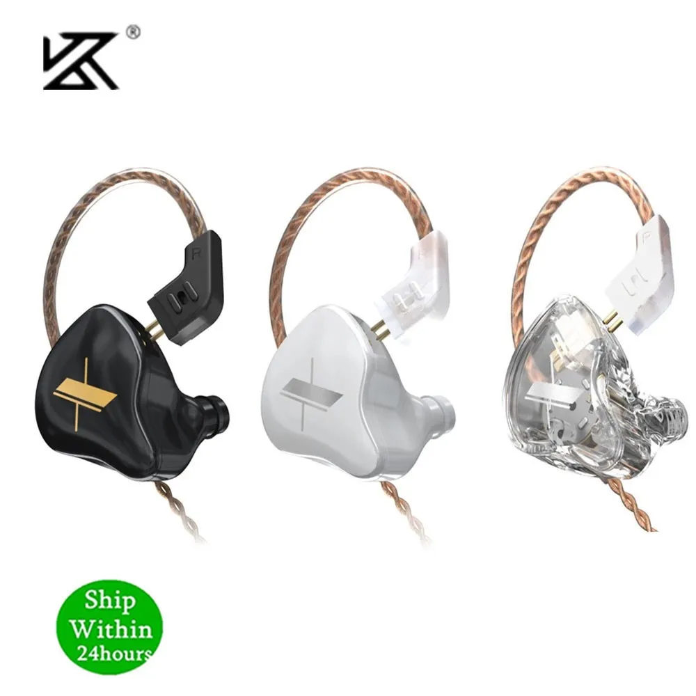

NEW KZ EDX 1DD HIFI In Ear Earphone Monitor Headphones In Ear Earbuds Sport Noise Cancelling Headset KZ ZSX ZAX ZS10 PRO ZSN