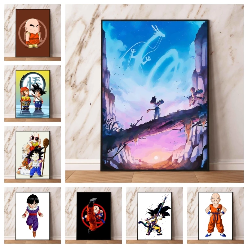 

Canvas Posters Decorative Modern Home Christmas Gifts Kid Action Figures Living Room Cartoon Character Picture
