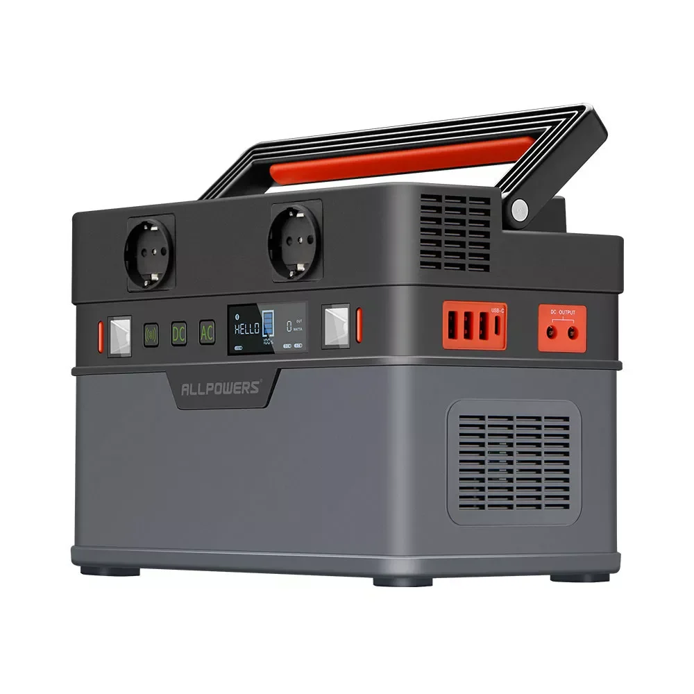 

700W Portable Generator 606Wh / 164000mAh Station Emergency Supply Pure Sine Wave with DC / AC Inverter