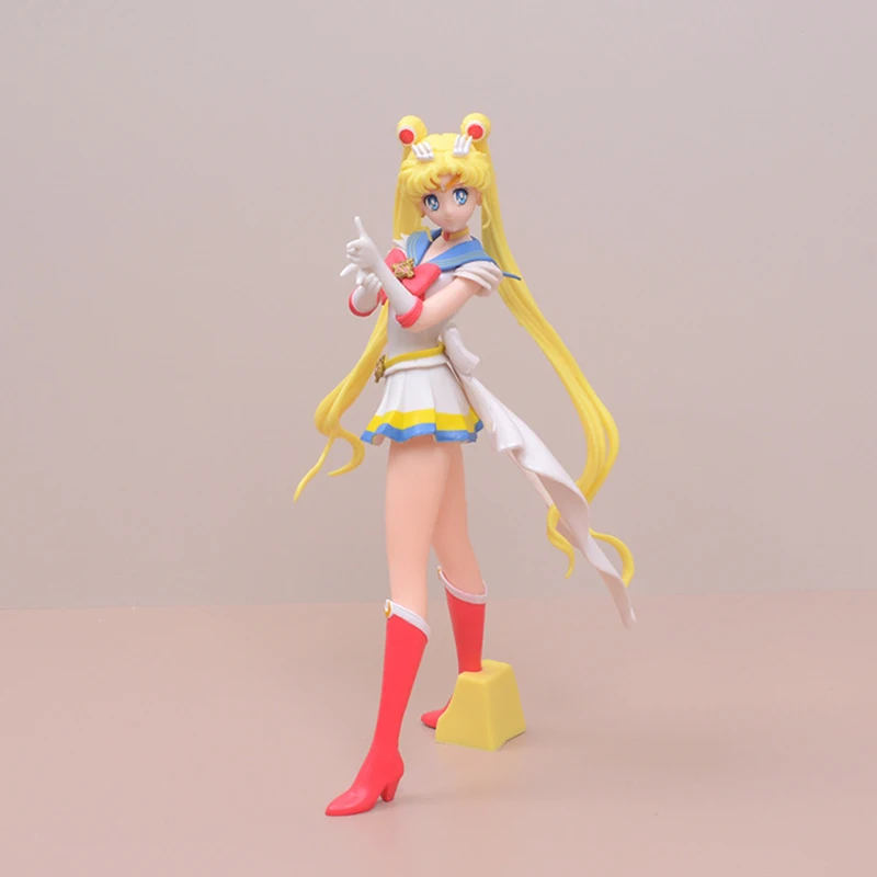 

Фигурка Девушки из аниме Сейлор Мун Tsukino Usagi, блестящие гламуры, коллекция вечных блесток, модель, орнамент, игрушки для детей