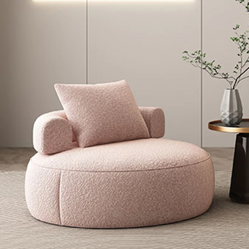Фото Nordic Ottoman Lazy Chair, Orange Design Beauty Stretch, Relaxing Cadeiras для чтения, мебель для дома Sala Estar №5