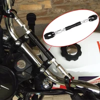 universal 78 22mm black aluminum motorcycle handlebar cross bar steering wheel strengthen adjustable handle bar new styli