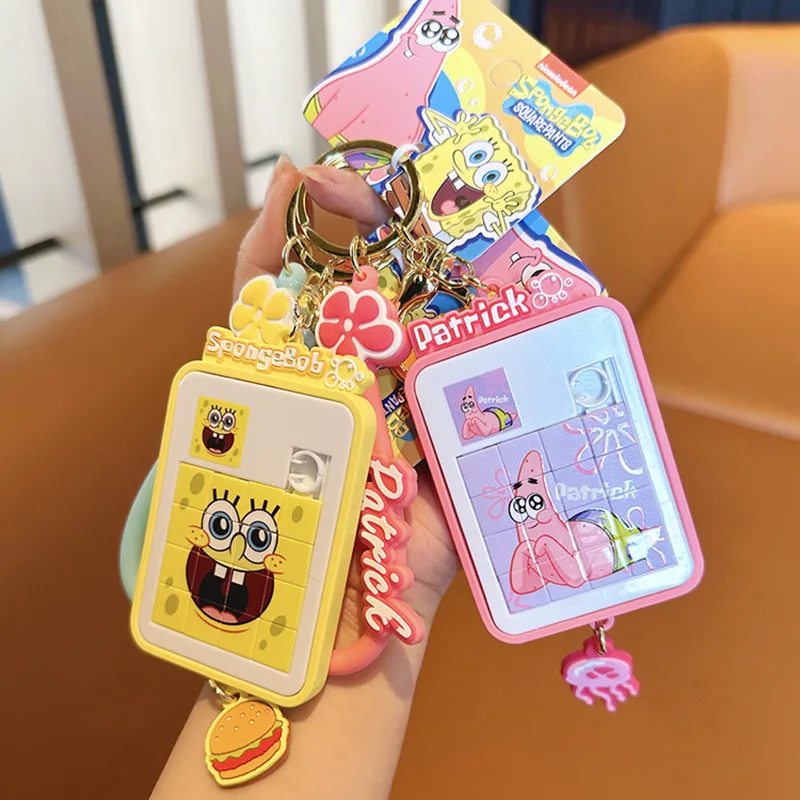 

Sponge Darling Ōboshi Puzzle Key Chain Girl Boy Cute Cartoon Creative Decompression Bag Pendant Gift Gift for Friends