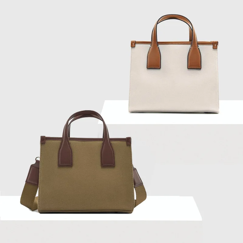 

Женские дизайнерские сумки ZA, модная парусиновая сумочка кросс-боди с принтом светло-риса, удобный тоут для поездок на работу, весна-лето