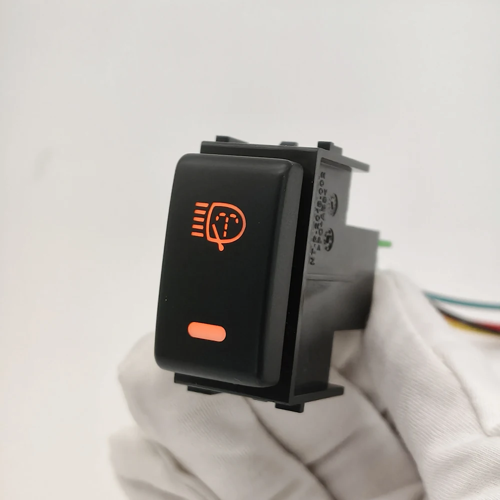 

Автомобильный светодиодный переключатель передних противотуманных фар, кнопка заднего противотуманной фары с проводом для Nissan Qashqai Tiida X-TRAIL Patrol Y62 2008-2015