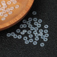 beaded elastic gasket invisible fixed pearl bead necklace rubber gasket bracelet spacer silicone rubber gasket plastic accessory