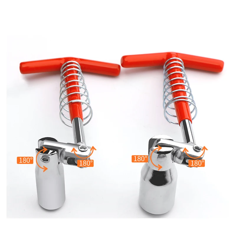 Универсальный инструмент для удаления свечи зажигания 14 мм 16 21 гаечный ключ на 360