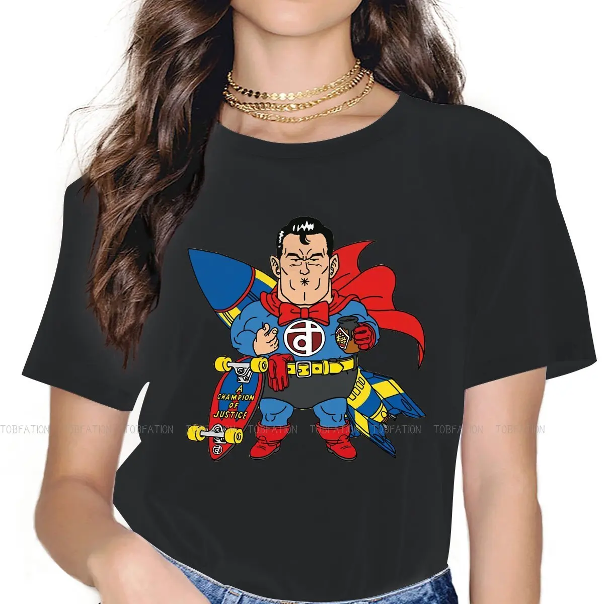 

Man TShirt For Women Dr Slump Tops Cute Lady T Shirt 5XL Homme Printed Loose