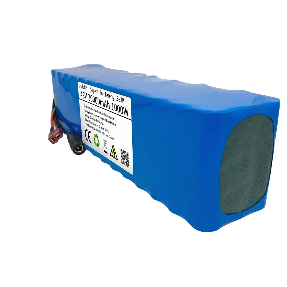 48 В аккумулятор для электронного велосипеда 30 Ач 18650 литий-ионный скутера